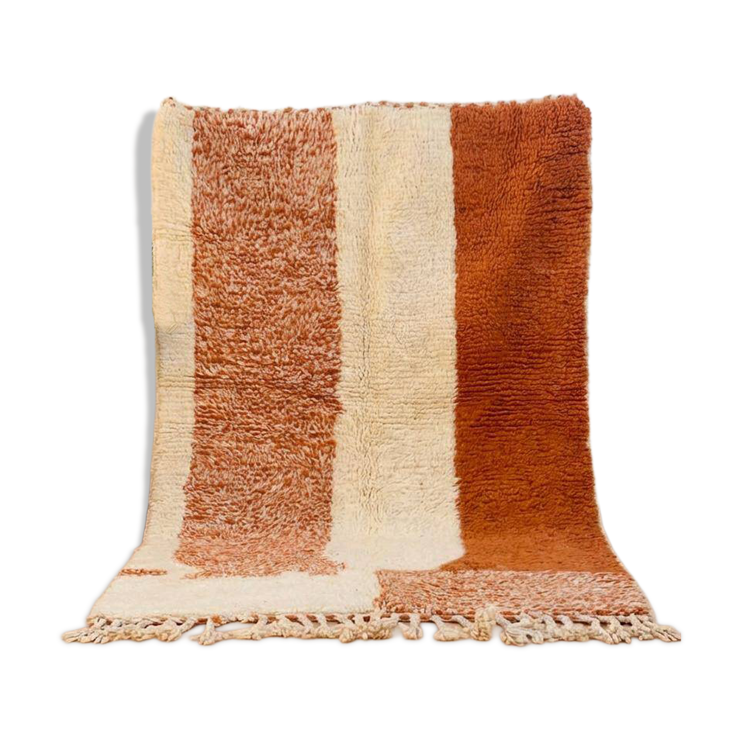 Handmade Berber rug in wool 3 x 2 m