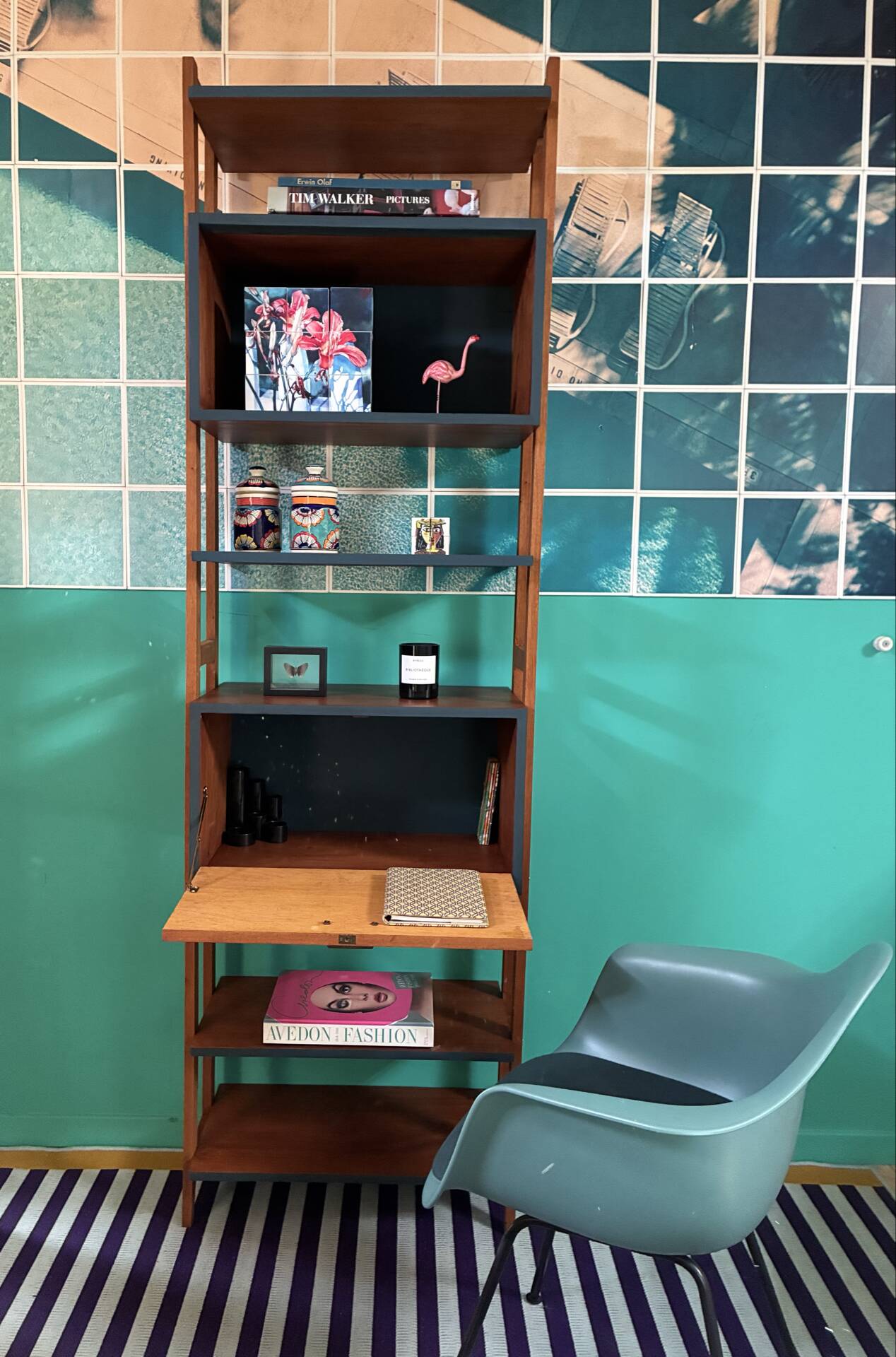 Bibliothèque Vintage Scandinave