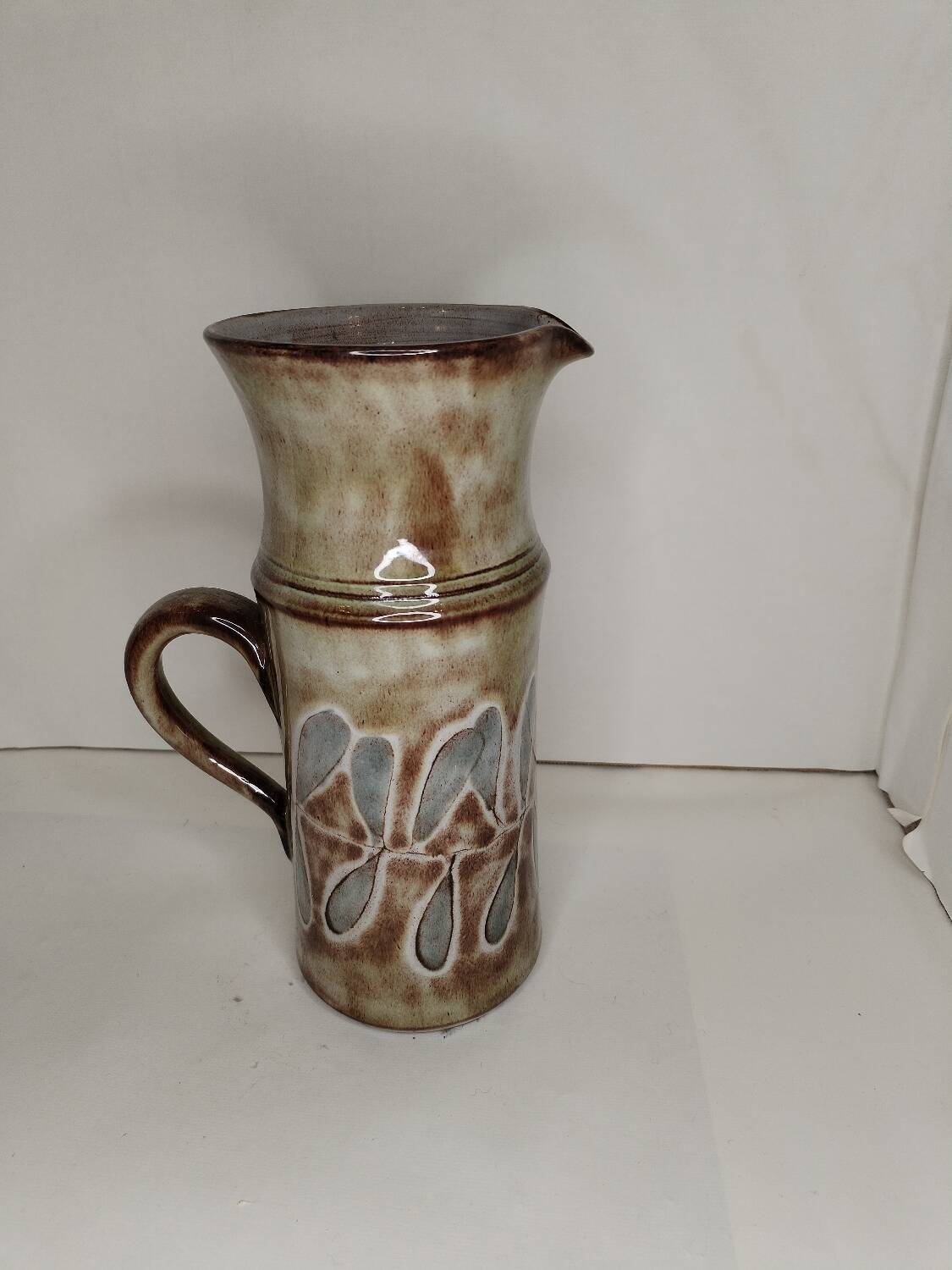 a ceramic jug signed by Yannick Chureau in Millau