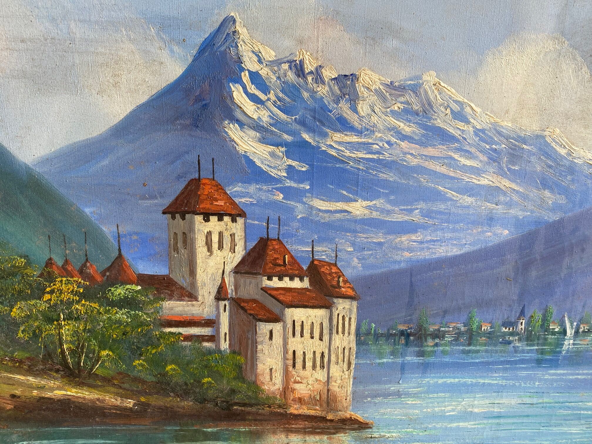 R. Piat oil on canvas