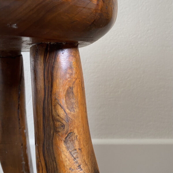 Brutalist tripod stool