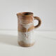 Glazed stoneware pitcher