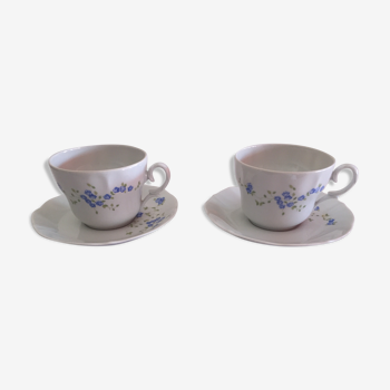 Porcelain lunch cups
