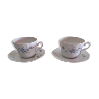 Tasses à déjeuner en porcelaine