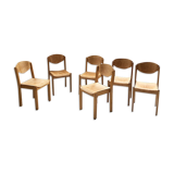 6 beech chairs 1980
