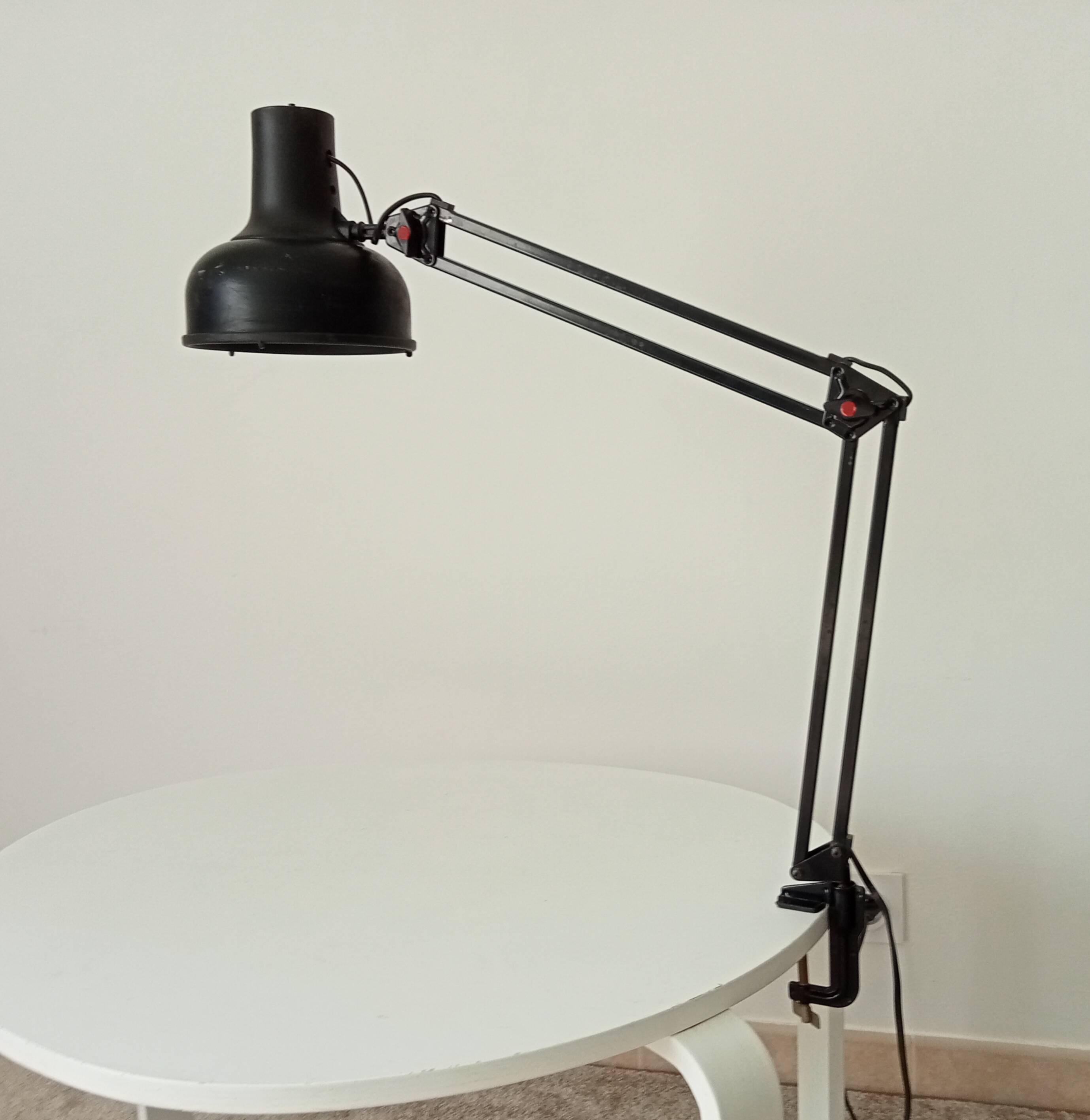 Vintage Scandinavian architect lamp Lival 70s