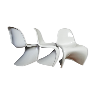 3 S chairs by Verner Panton for Hermann Miller 1977