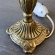 Vintage brass table lamp – 1950s – Rococo style base