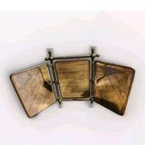 Miroir triptyque 1900 biseauté Barbier