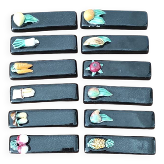 Ceramic knife holder set