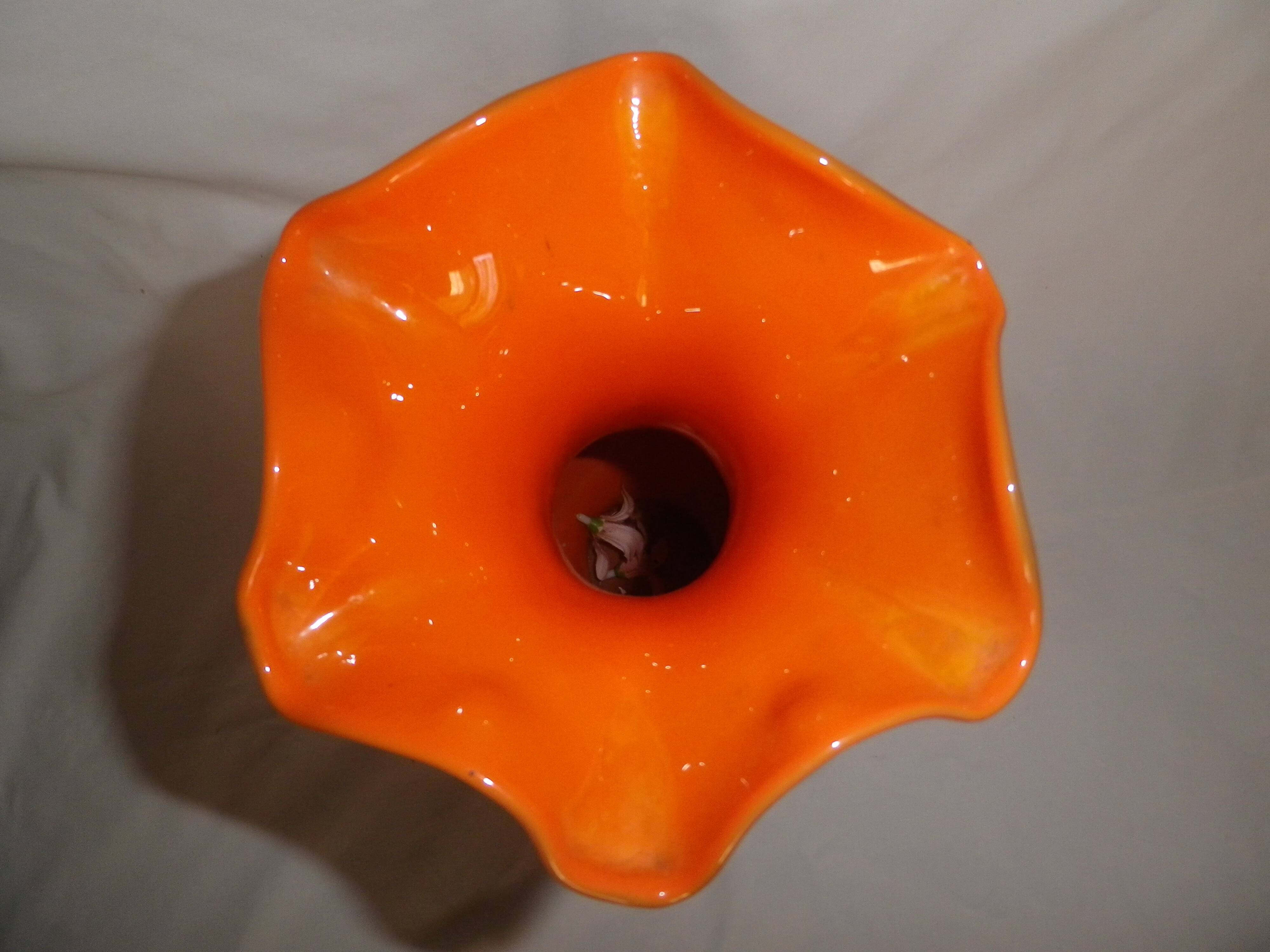 Murano vase with corolla neck