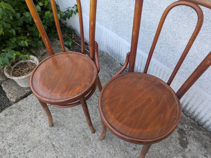 Paire de chaises bistrot