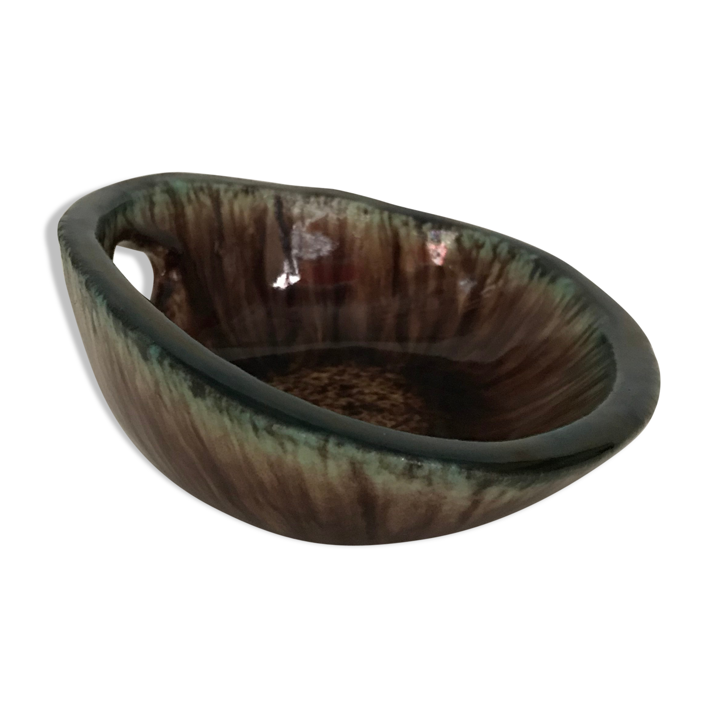 Ceramic trinket bowl, Accolay, circa 1950-1960.