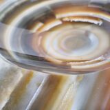 Empty pocket, slice of brown ochre agate
