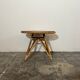 Table basse en rotin vintage