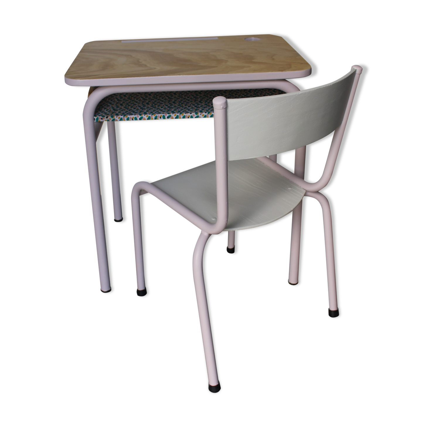 Vintage school desk and chair