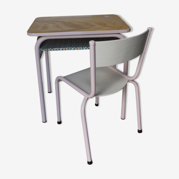 Vintage school desk and chair