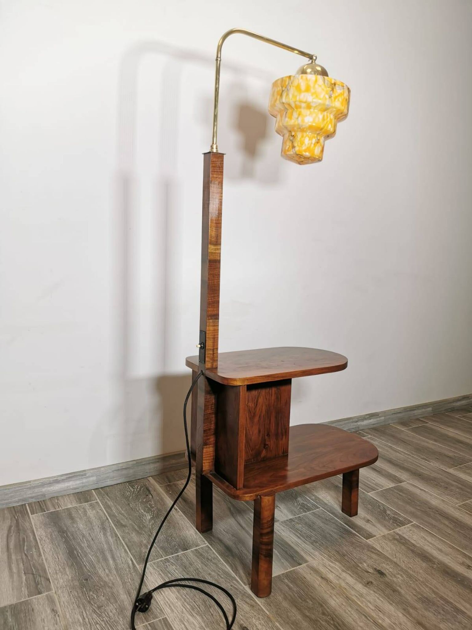 Art Deco Floor Lamp,attributed to Jindrich Halabala 1930s
