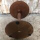 Sellette table appoint bois tourné vintage #a576