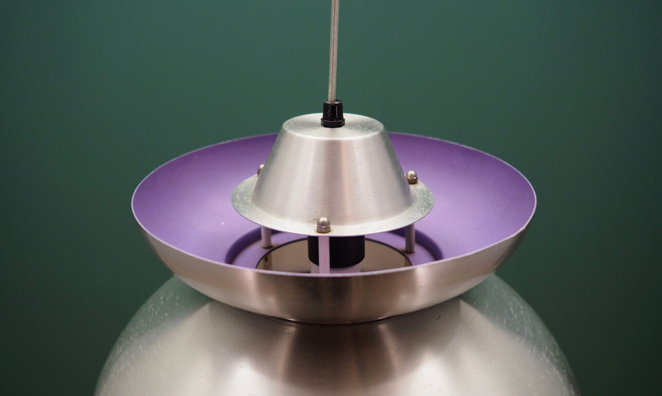 Silver chandelier, Danish design, 1970s