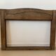 Old pedimented frame 107x78cm