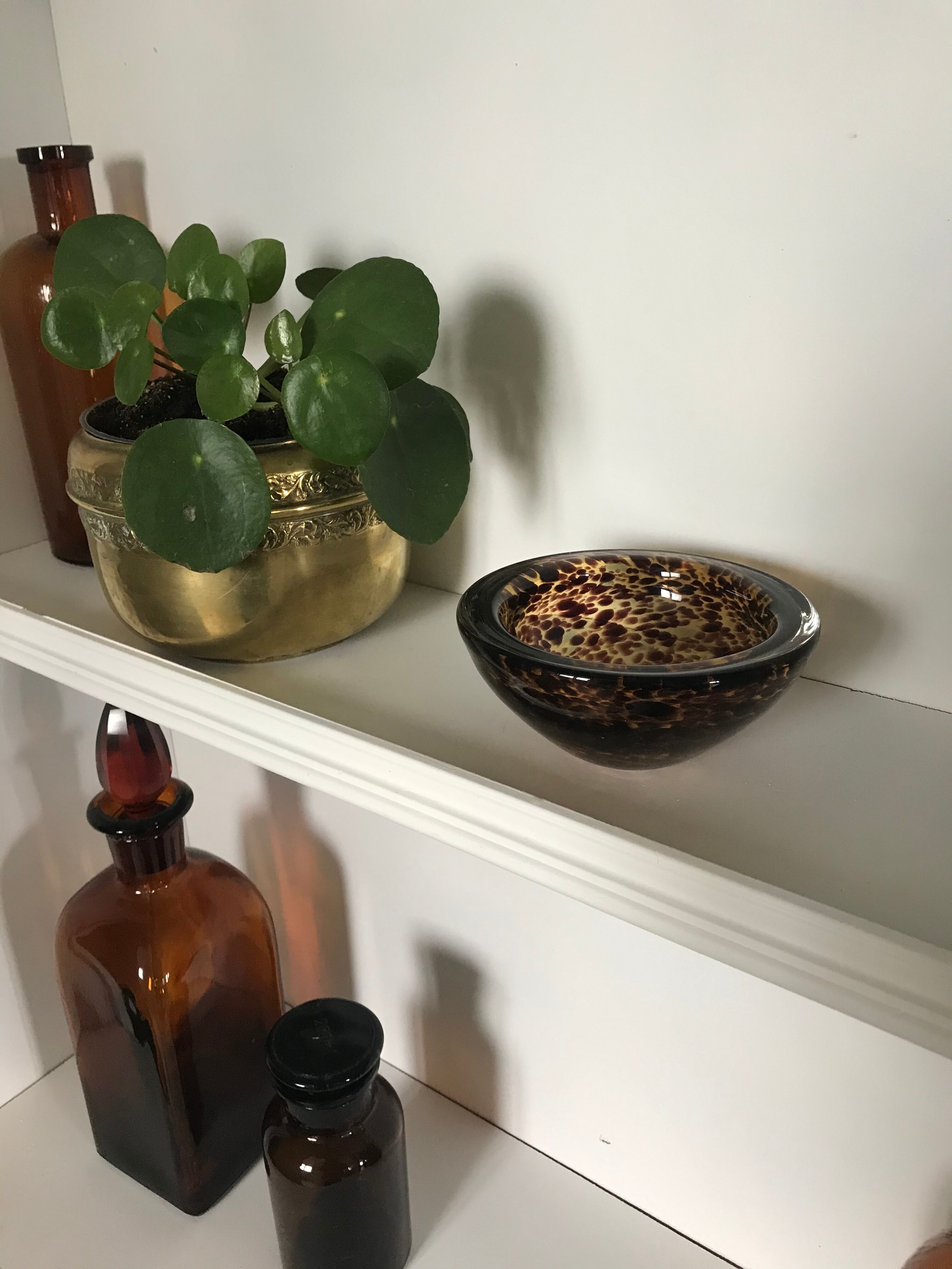 Vintage Murano tortoiseshell ashtray