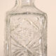 Carafe à whisky en cristal taillé vintage