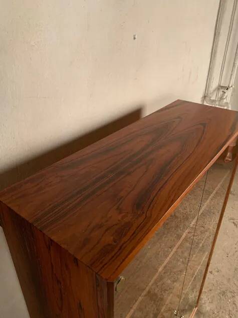 Rosewood display cabinet by Idee Mobel, Pesch, Germany, 1960s
