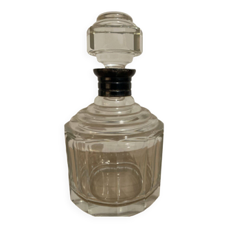 Superb old faceted whiskey decanter