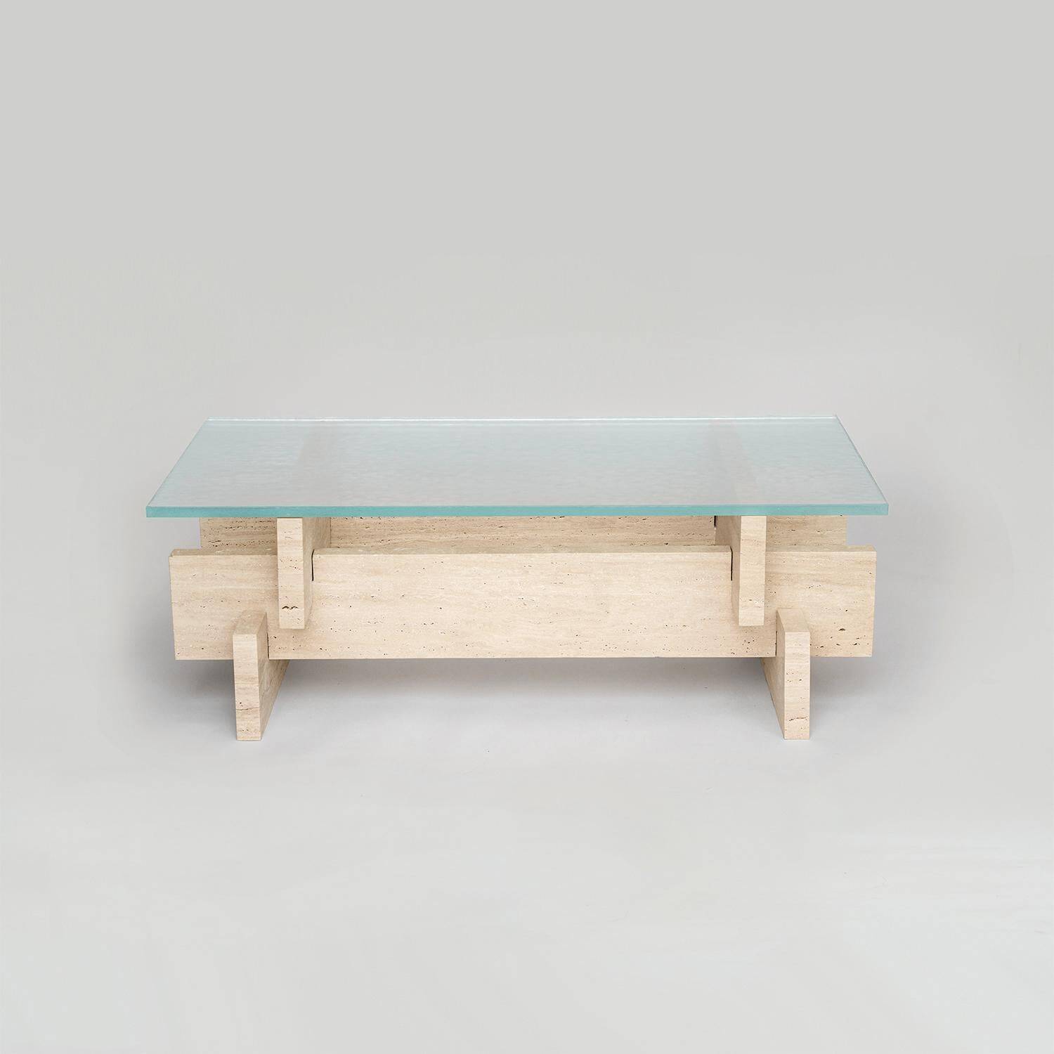 Table basse en verre 'BERLIN'