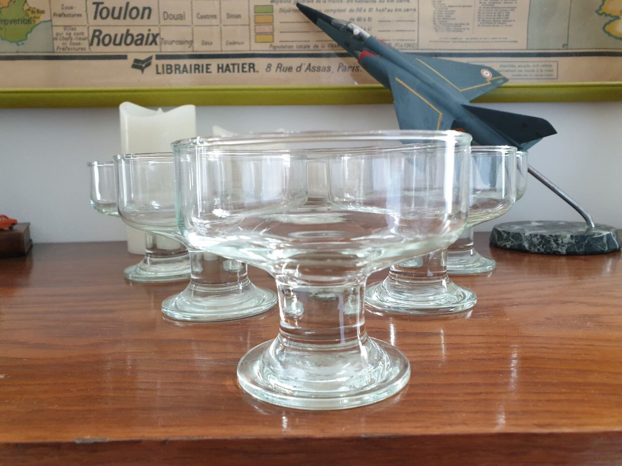 Set of 6 vintage dessert cups