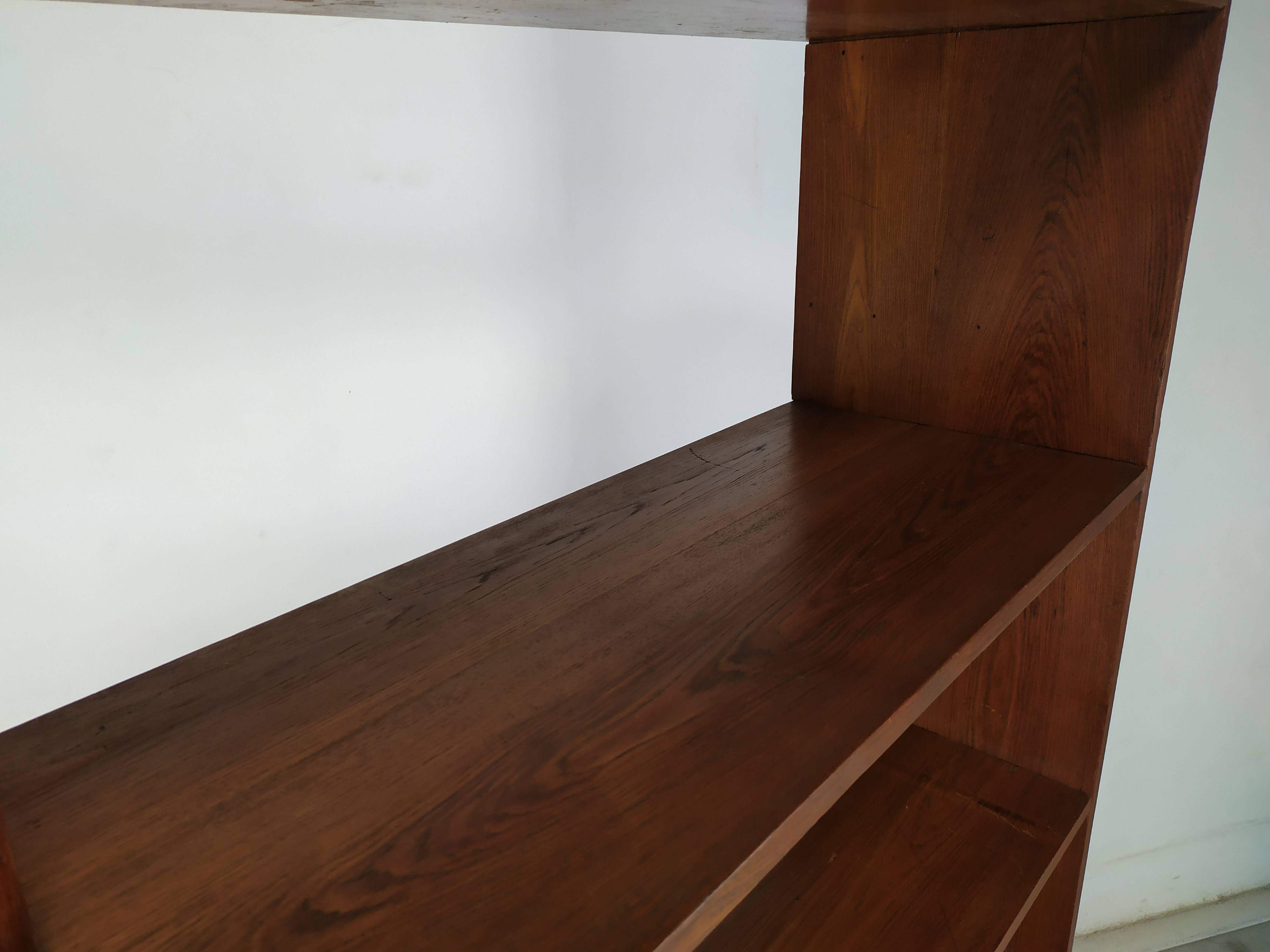 Oak shelf art deco style