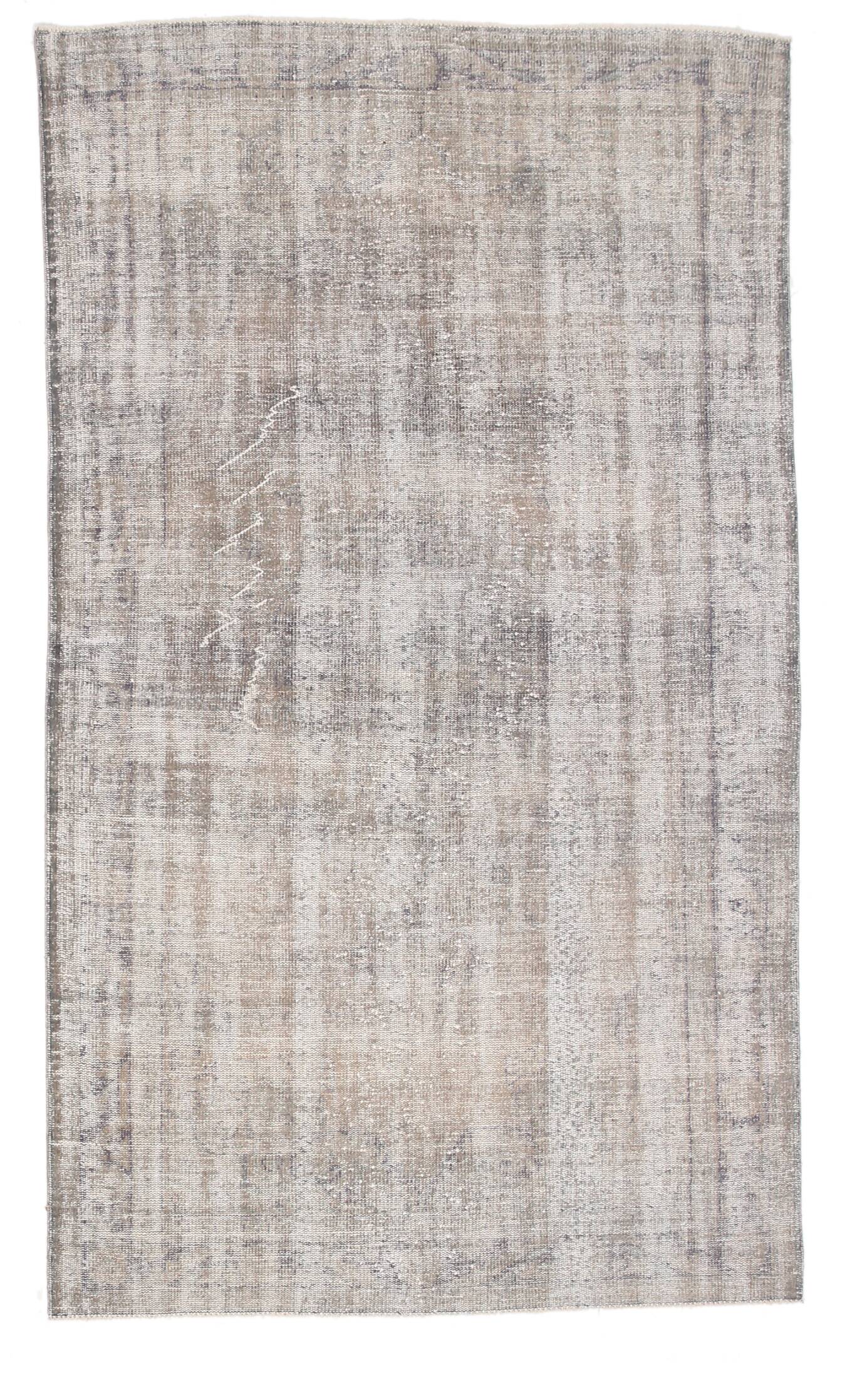 Gray vintage turkish carpet, Distressed vintage large carpet gray