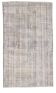 Tapis turc gris vintage