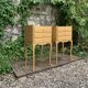 Paire de chevets vintage de style Louis XV