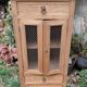 Miniature pyrographed wardrobe from 1912.