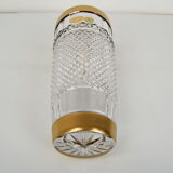 Mid-century glass vase,bohemia crystal,circa 1960's.