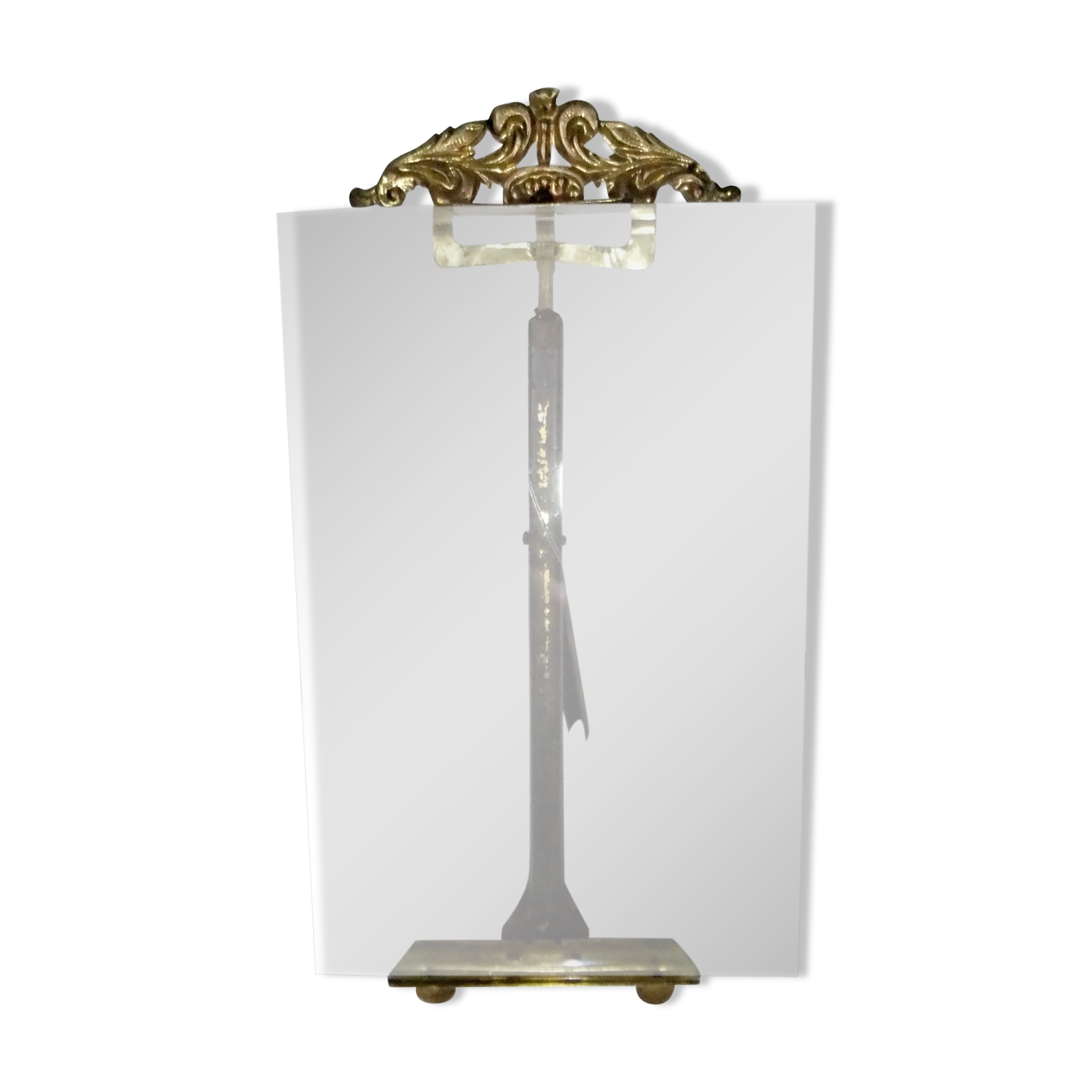 Photo frame photo holder beveled glass Louis XVI acanthus leaves