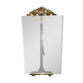 Photo frame photo holder beveled glass Louis XVI acanthus leaves