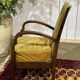 1950s English bridge chair in beech.