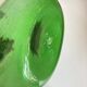 Neo-classical vase from 1960, Italian work in blown green bubble glass.