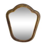 Small gilded wooden mirror