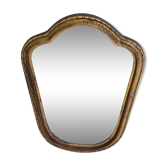 Small gilded wooden mirror