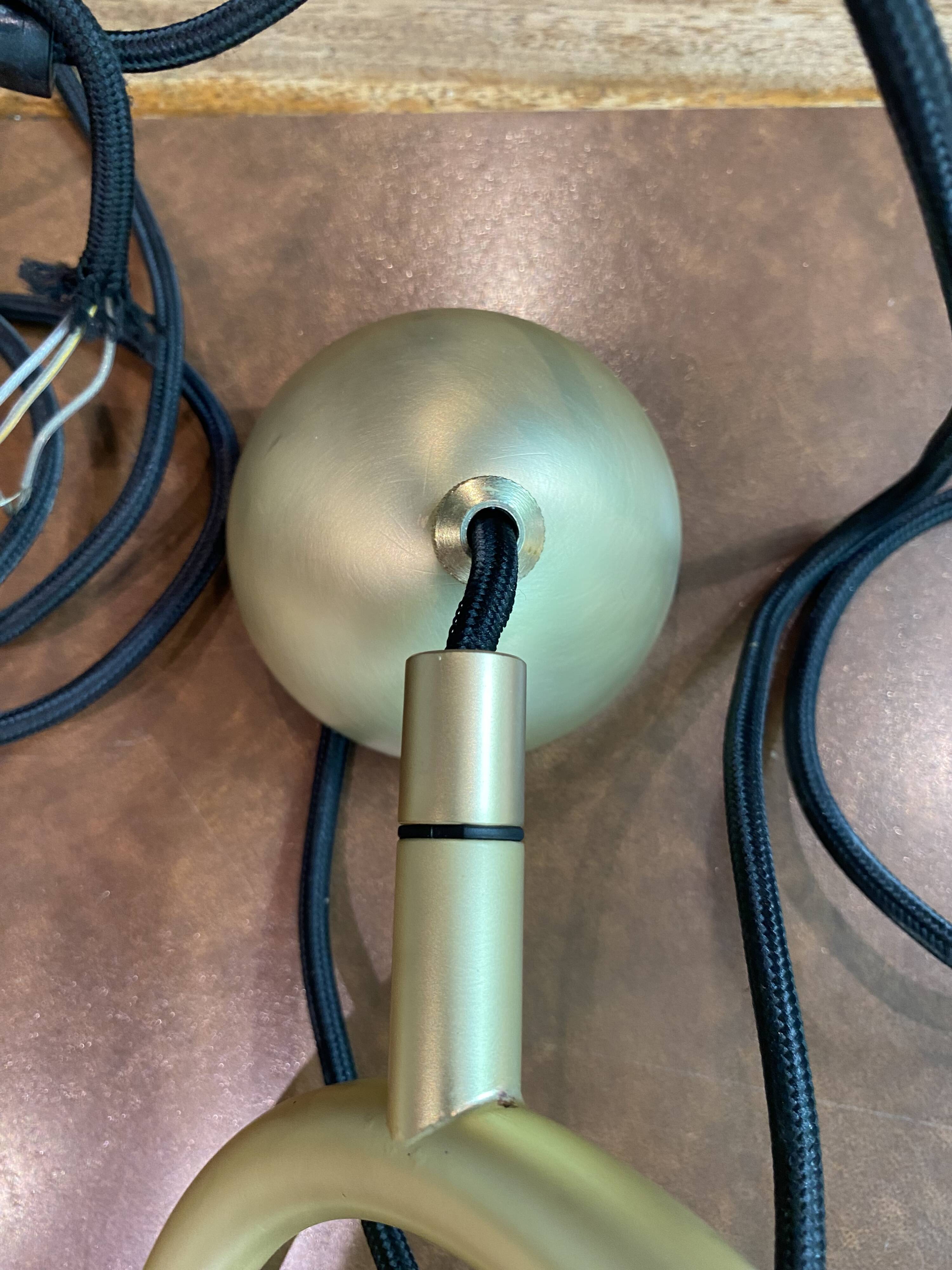 Suspension BIux C Ball S1 white and gold