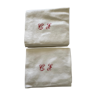 Lot of 12 embroidered towels SC