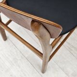 1960s, Danish design by Ib Kofod Larsen, set of 3 dining chairs model 62.