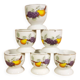 6 Movitex porcelain egg cups