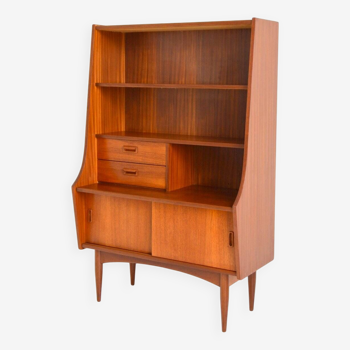 Bibliothèque / Meuble de rangement scandinave teck Pays-Bas 1960s