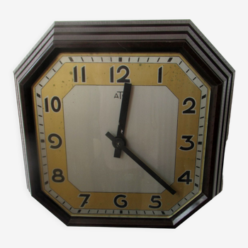 Wall clock, Art Deco, Bakelite