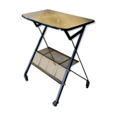 Elegant service year 60, perforated gold metal